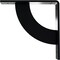 Ekena Millwork Bulwark Steel Bracket, Powder Coated Black 2"W x 8"D x 8"H BKTM02X08X08BUPBL - alternate 10